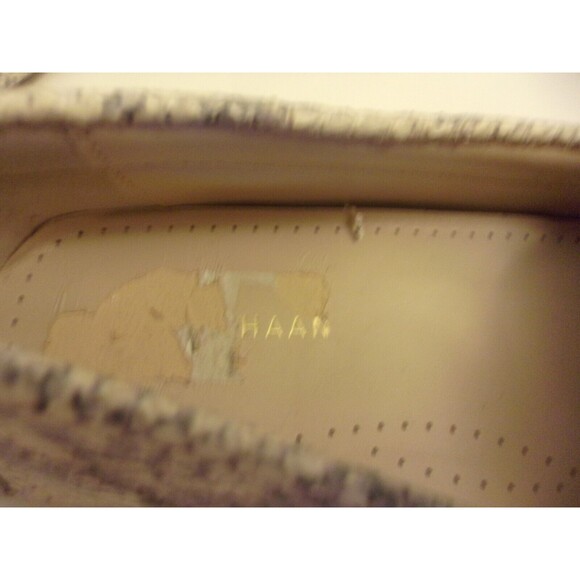 Cole Haan Leather Snakeskin Look Loafers Moccasins Size 7 B W16125 Women - Picture 6 of 7